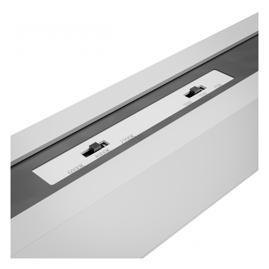 Brilagi - LED Plafonska nadgradna svetiljka FULLDAY LED/20/30/40W/230V 2700/4000/6000K 120 cm UGR19 bela