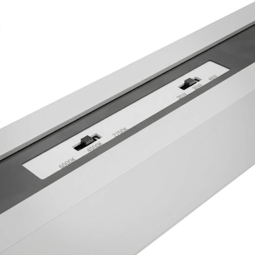 Brilagi - LED Plafonska nadgradna svetiljka FULLDAY LED/20/30/40W/230V 2700/4000/6000K 120 cm UGR19 bela