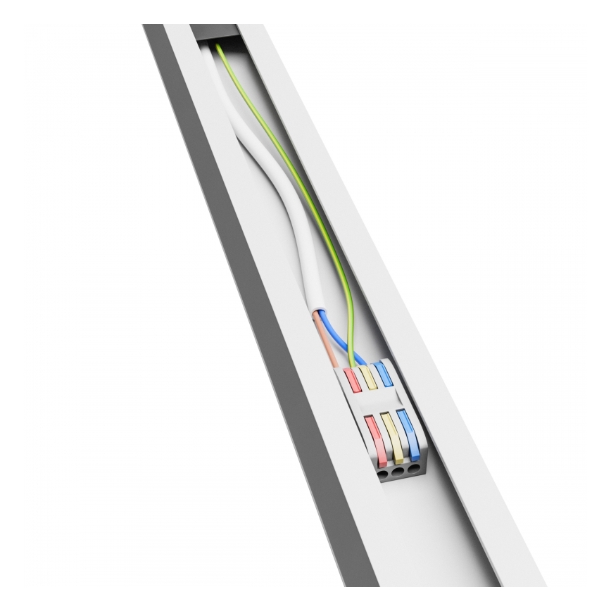 Brilagi - LED Plafonska nadgradna svetiljka FULLDAY LED/20/30/40W/230V 2700/4000/6000K 120 cm UGR19 bela