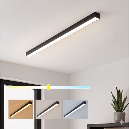 Brilagi - LED plafonsko nadgradno svetlo FULLDAY LED/30/40/50W/230V 2700/4000/6000K 150 cm UGR19 crno