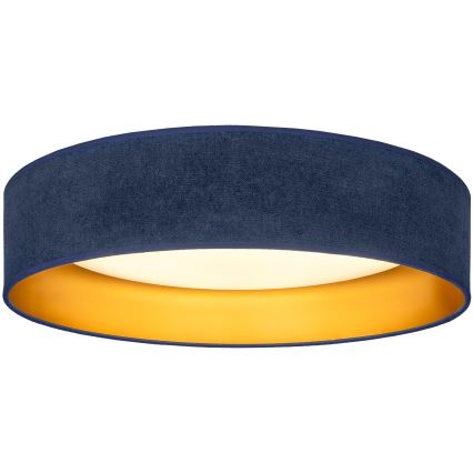 BRILAGI - LED plafonska svetiljka VELVET SIMPLE LED/36W/230V 3000K preč. 55 cm plava/zlatna