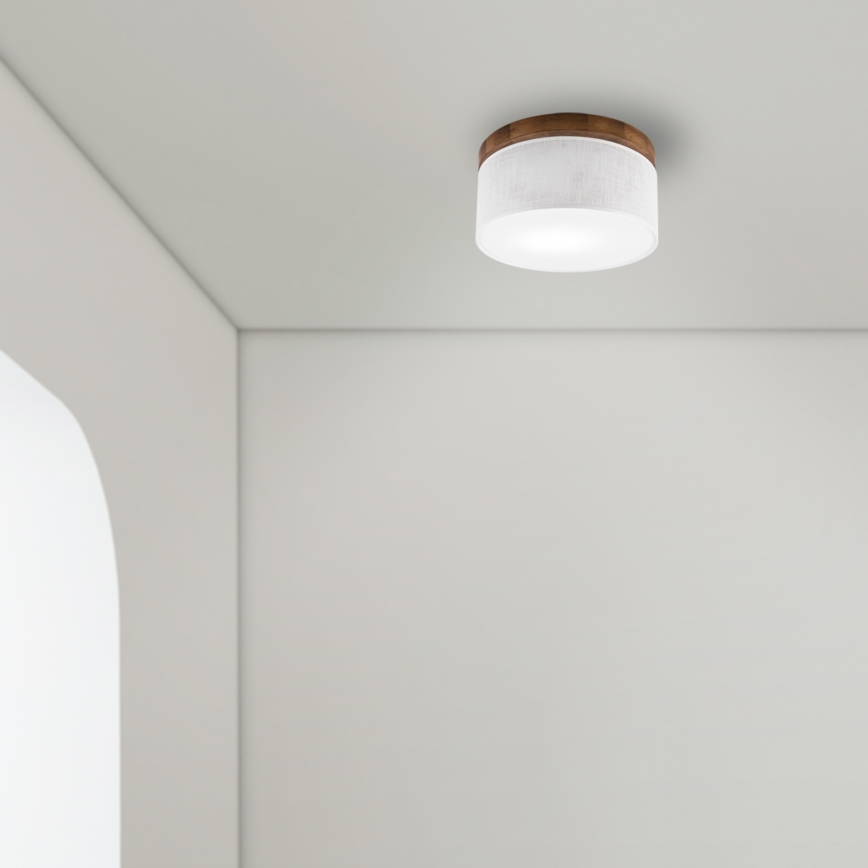 Brilagi - LED plafonsko svetlo BELLADONNA 1xE27/15W/230V prečnik 30 cm bela/hrast-trešnja