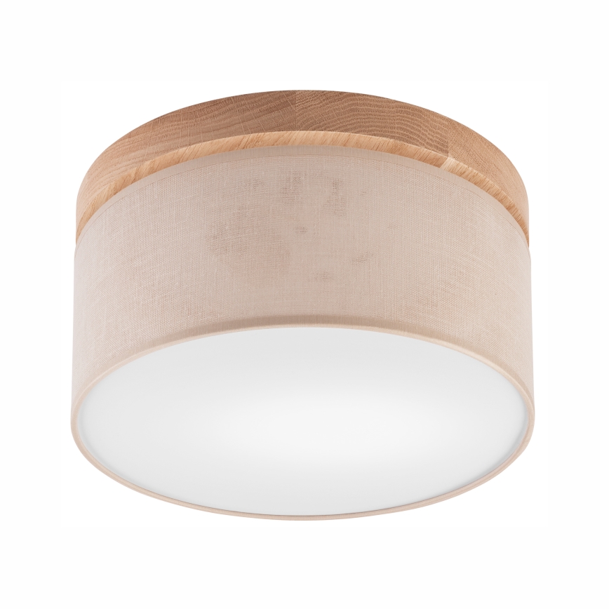 Brilagi - LED plafonsko svetlo BELLADONNA 1xE27/15W/230V, prečnik 30 cm, bež/hrast
