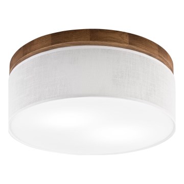 Brilagi - LED plafonsko svetlo BELLADONNA 2xE27/15W/230V prečnik 40 cm bela/hrast-trešnja