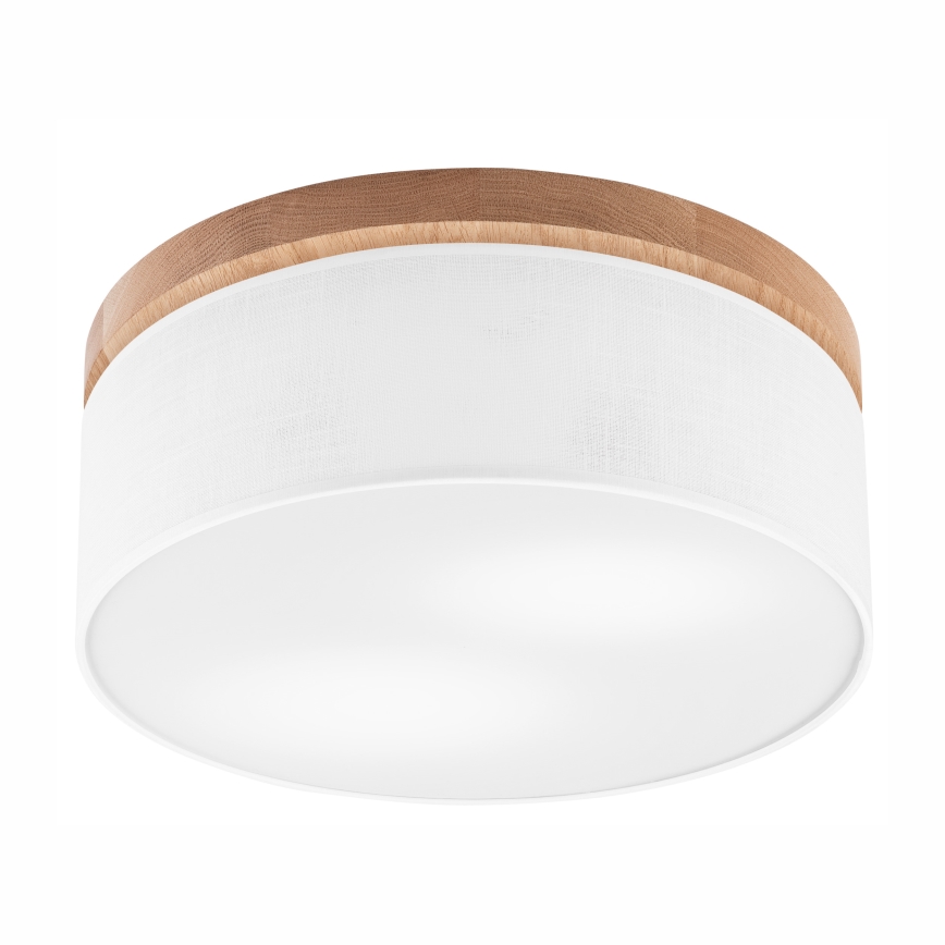 Brilagi - LED plafonsko svetlo BELLADONNA 2xE27/15W/230V Ø 40 cm bela/hrast