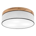 Brilagi - LED plafonsko svetlo BELLADONNA 3xE27/15W/230V prečnik 50 cm bela/hrast