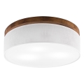 Brilagi - LED plafonsko svetlo BELLADONNA 3xE27/15W/230V prečnik 50 cm bela/hrast-trešnja