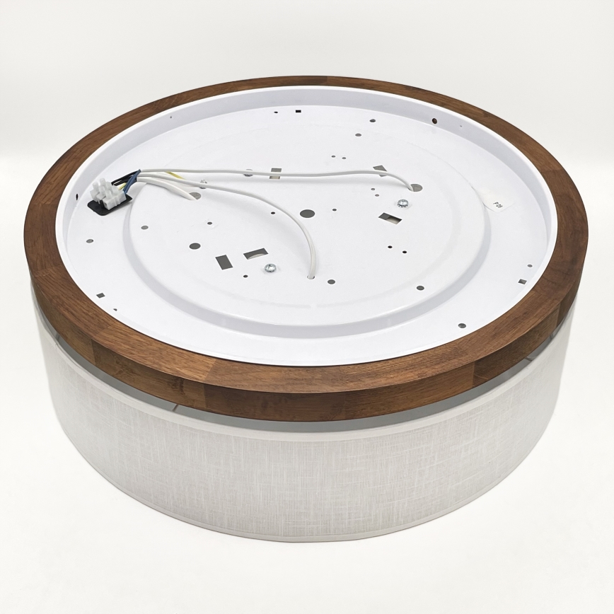 Brilagi - LED plafonsko svetlo BELLADONNA 3xE27/15W/230V prečnik 50 cm bela/hrast-trešnja