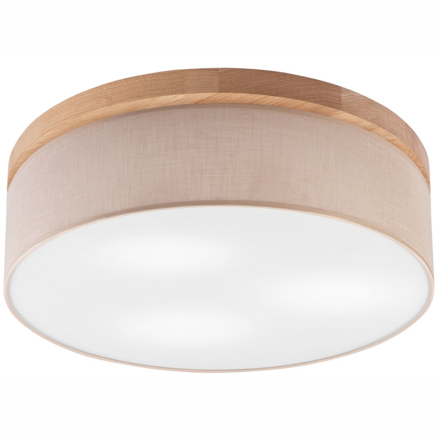 Brilagi - LED plafonsko svetlo BELLADONNA 3xE27/15W/230V prečnik 50 cm bež/hrast