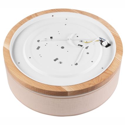 Brilagi - LED plafonsko svetlo BELLADONNA 3xE27/15W/230V prečnik 50 cm bež/hrast