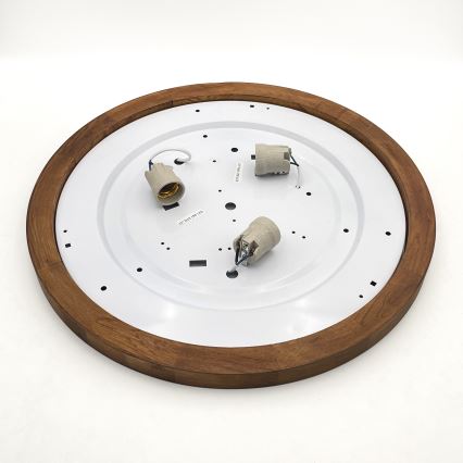 BRILAGI - LED plafonsko svetlo BELLADONNA 3xE27/15W/230V preč. 50 cm bela/hrast-trešnja