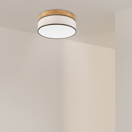 Brilagi - LED plafonsko svetlo BELLADONNA LED/20W/230V prečnika 30 cm krem/hrast