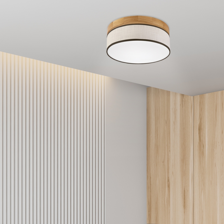 Brilagi - LED plafonsko svetlo BELLADONNA LED/20W/230V prečnika 30 cm krem/hrast