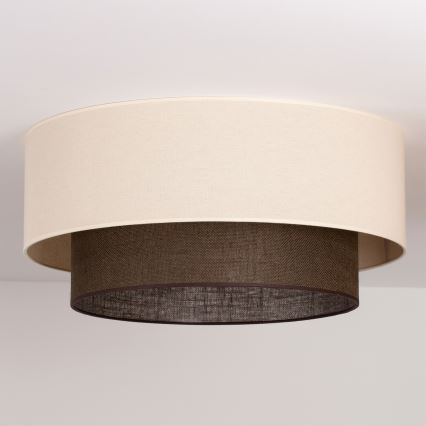 Brilagi - LED plafonsko svetlo BOHO STIL 3xE27/15W/230V prečnik 60 cm krem/braon