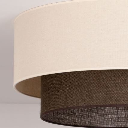 Brilagi - LED plafonsko svetlo BOHO STIL 3xE27/15W/230V prečnik 60 cm krem/braon