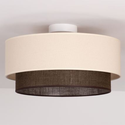 Brilagi - LED plafonsko svetlo BOHO STYLE 1xE27/15W/230V prečnik 40 cm krem/braon