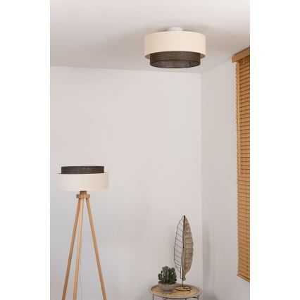 Brilagi - LED plafonsko svetlo BOHO STYLE 1xE27/15W/230V prečnik 40 cm krem/braon