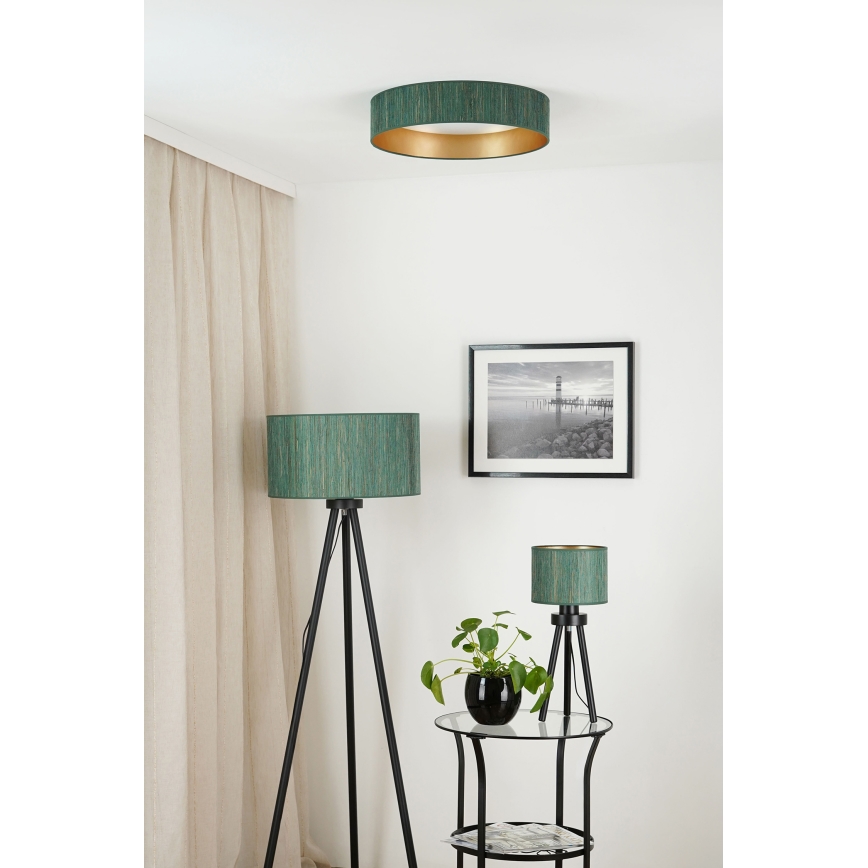 Brilagi - LED plafonsko svetlo BOSTON ROLLER LED/24W/230V prečnik 45 cm slamasto zeleno/zlatno