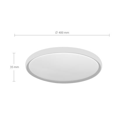 Brilagi - LED plafonsko svetlo CARLOS LED/24W/230V, prečnik 40 cm, belo