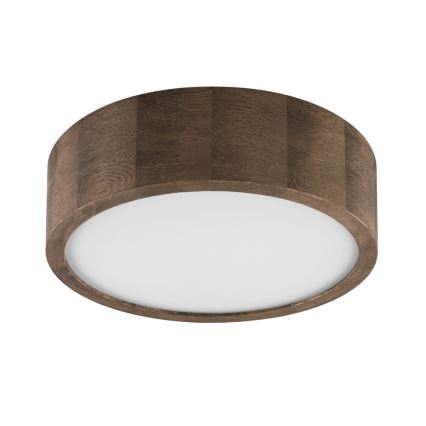 BRILAGI - LED plafonsko svetlo CARVALHO 1xE27/15W/230V hrast/orah fi 27 cm