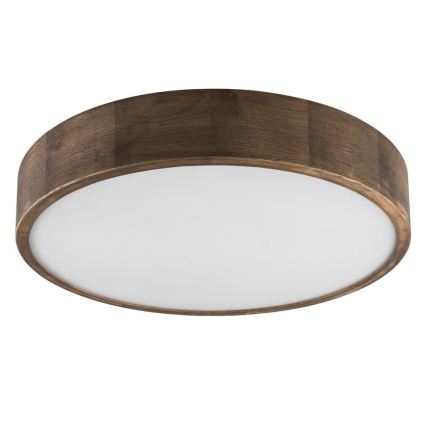 Brilagi - LED plafonsko svetlo CARVALHO 3xE27/60W/230V, hrast/orah, prečnik 47 cm