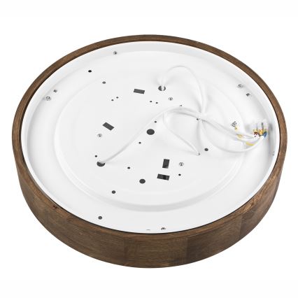 Brilagi - LED plafonsko svetlo CARVALHO 3xE27/60W/230V, hrast/orah, prečnik 47 cm