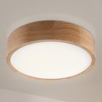 Brilagi - LED plafonsko svetlo CARVALHO LED/36W/230V hrast, prečnik 37,5 cm