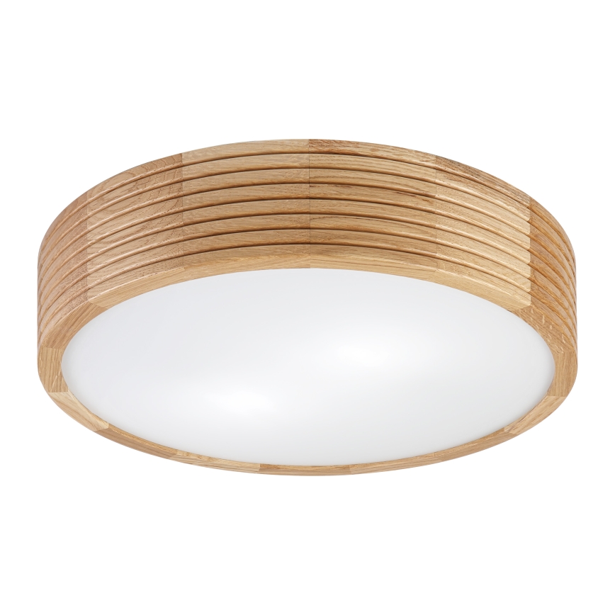 Brilagi - LED plafonsko svetlo CARVALHO MODERN 2xE27/60W/230V prečnik 37,5 cm hrast