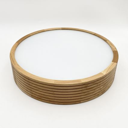 Brilagi - LED plafonsko svetlo CARVALHO MODERN 2xE27/60W/230V prečnik 37,5 cm hrast