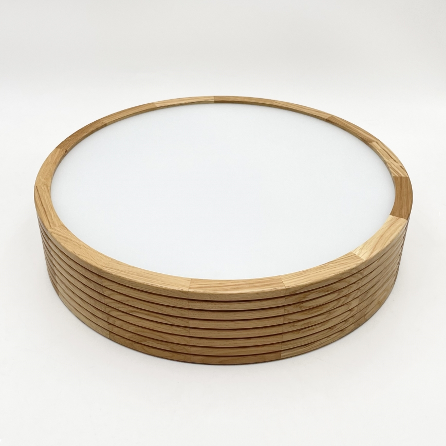 Brilagi - LED plafonsko svetlo CARVALHO MODERN 2xE27/60W/230V prečnik 37,5 cm hrast