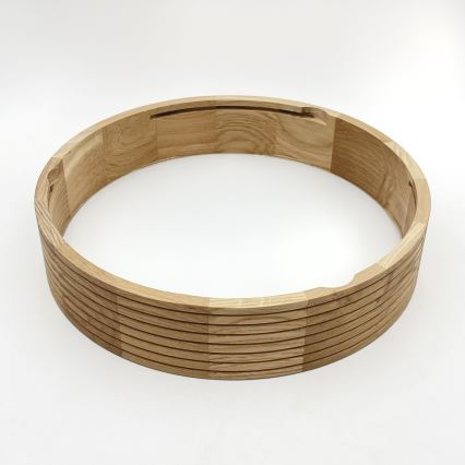 Brilagi - LED plafonsko svetlo CARVALHO MODERN 2xE27/60W/230V prečnik 37,5 cm hrast