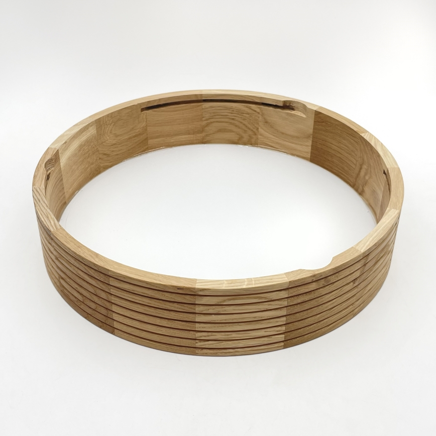 Brilagi - LED plafonsko svetlo CARVALHO MODERN 2xE27/60W/230V prečnik 37,5 cm hrast