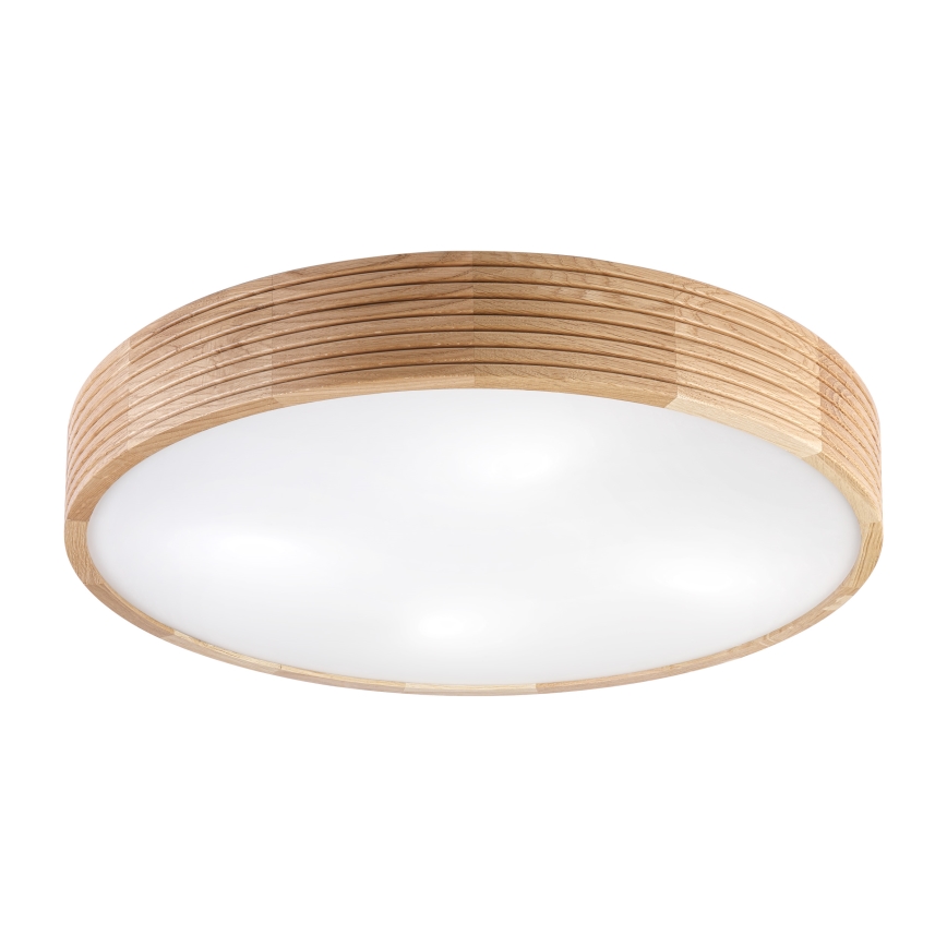 Brilagi - LED plafonsko svetlo CARVALHO MODERN 4xE27/60W/230V hrast prečnik 57,5 cm