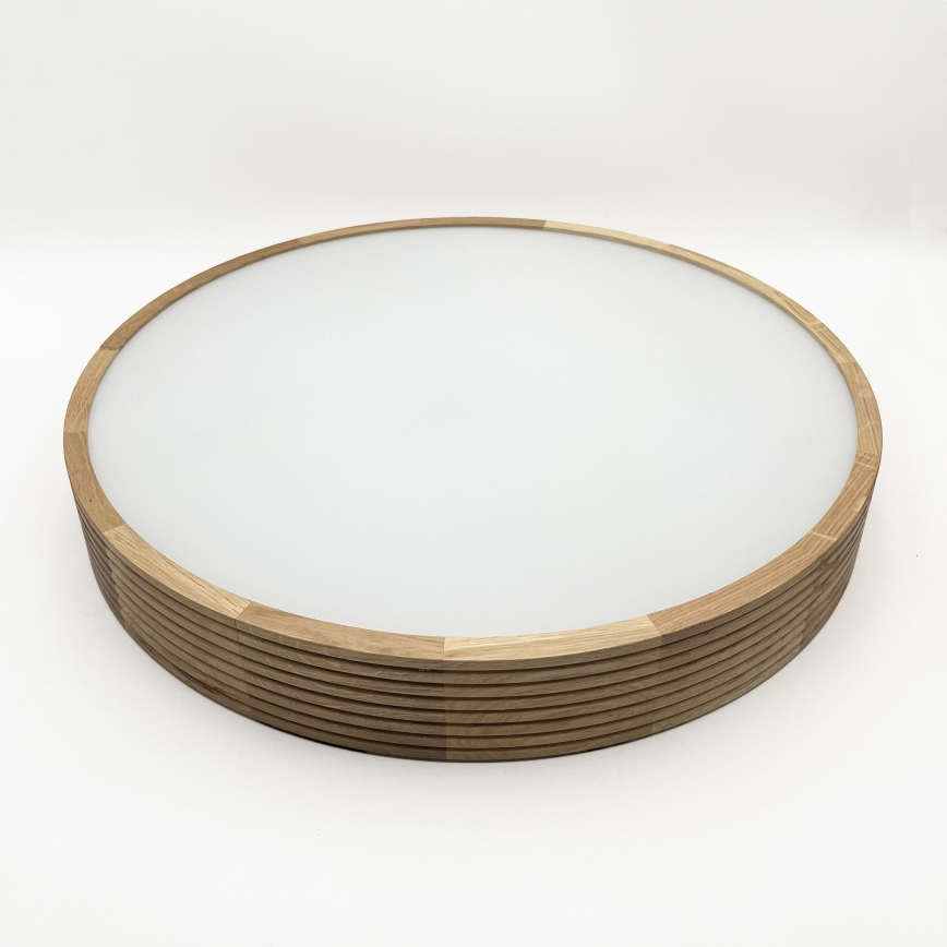 Brilagi - LED plafonsko svetlo CARVALHO MODERN 4xE27/60W/230V hrast prečnik 57,5 cm