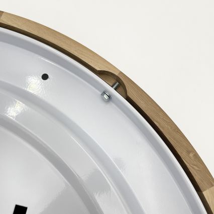 Brilagi - LED plafonsko svetlo CARVALHO MODERN 4xE27/60W/230V hrast prečnik 57,5 cm