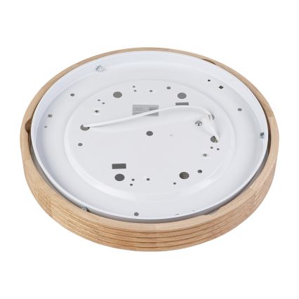 Brilagi - LED plafonsko svetlo CARVALHO MODERN SLIM 2xE27/60W/230V prečnik 37,5 cm hrast