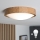 Brilagi - LED plafonsko svetlo CARVALHO SLIM 1xE27/15W/230V hrast Ø 27 cm