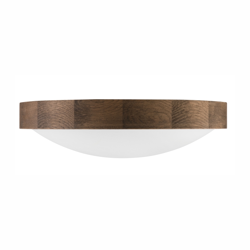BRILAGI - LED plafonsko svetlo CARVALHO SLIM 2xE27/15W/230V hrast/orah prečnik 37 cm