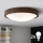 Brilagi - LED plafonsko svetlo CARVALHO SLIM 2xE27/60W/230V hrast/orah prečnik 37 cm