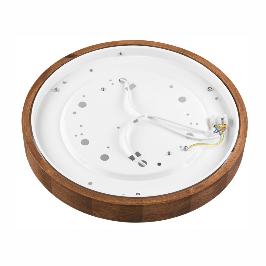 Brilagi - LED plafonsko svetlo CARVALHO SLIM 2xE27/60W/230V hrast-trešnja, prečnik 37 cm