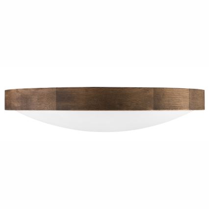 Brilagi - LED plafonsko svetlo CARVALHO SLIM 3xE27/15W/230V hrast orah prečnik 47 cm