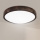 Brilagi - LED plafonsko svetlo CARVALHO SLIM SMOKEY LED/36W/230V, hrast, prečnik 37,5 cm