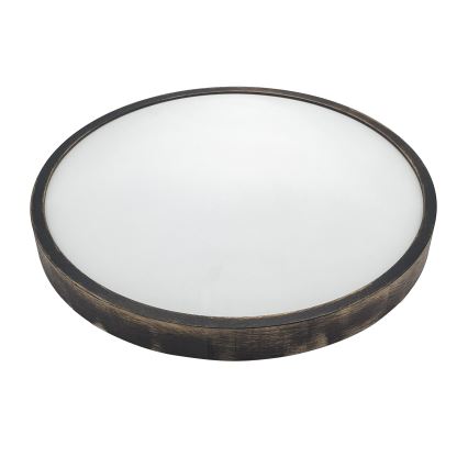 BRILAGI - LED plafonsko svetlo CARVALHO SLIM SMOKEY LED/36W/230V hrast prečnik 47,5 cm