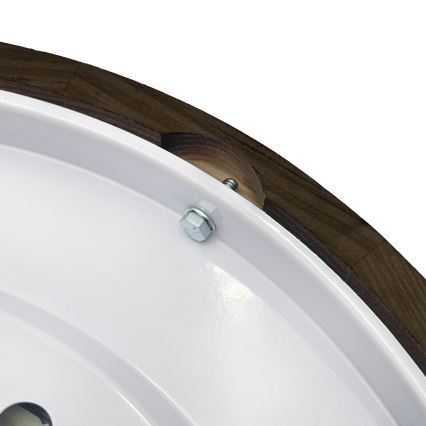BRILAGI - LED plafonsko svetlo CARVALHO SMOKEY LED/36W/230V hrast prečnik 37,5 cm
