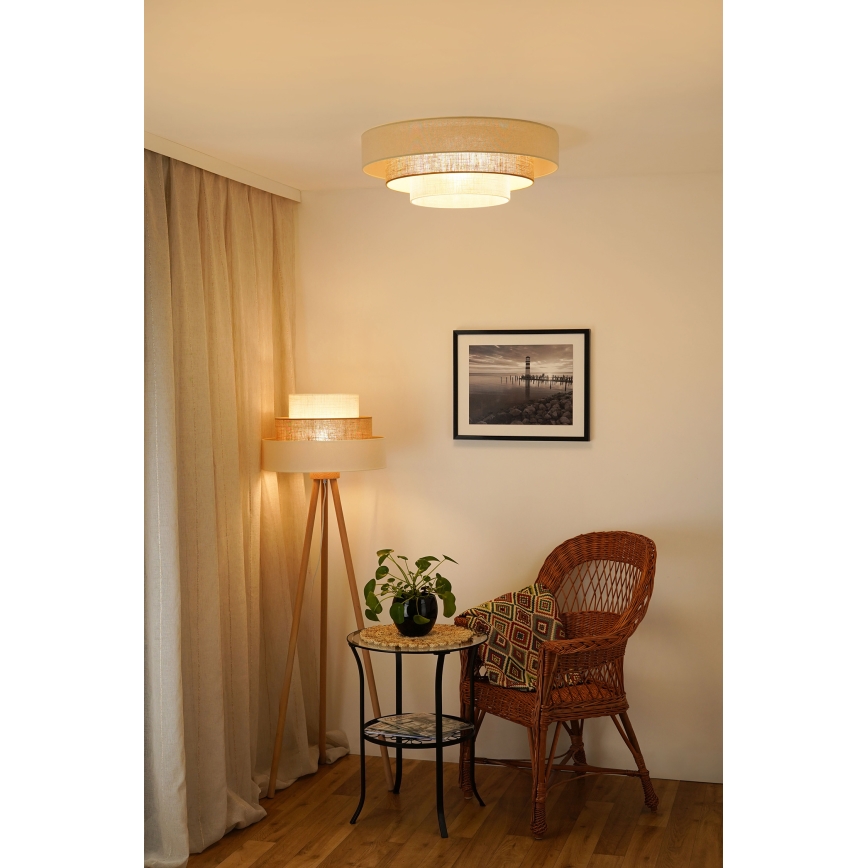 Brilagi - LED plafonsko svetlo DENVER LUNETA LED/12W/230V prečnik 60 cm 3000K/4000K/6400K bež/krem