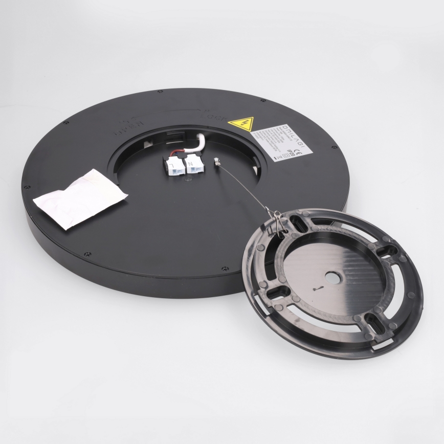 Brilagi - LED stropno svetlo ESTELA LED/18W/230V prečnik 30 cm crno