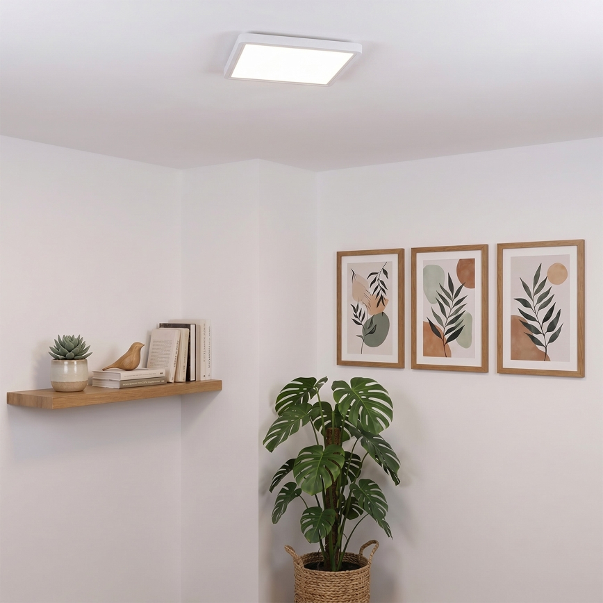 Brilagi - LED plafonsko svetlo ESTELA SQUARE LED/24W/230V 31x31 cm bela