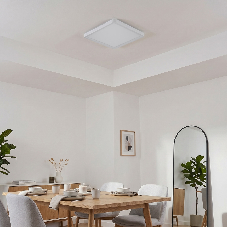 Brilagi - LED plafonsko svetlo ESTELA SQUARE LED/24W/230V 31x31 cm bela
