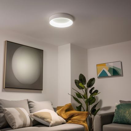 Brilagi - FALCON LED prigušiva plafonska svetiljka LED/40W/230V 3000-6500K Ø 45 cm bela + daljinski upravljač