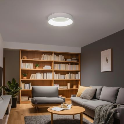 Brilagi - FALCON LED prigušiva plafonska svetiljka LED/40W/230V 3000-6500K Ø 45 cm bela + daljinski upravljač